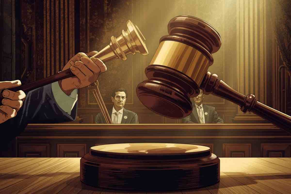 sentenza di un tribunale immagine grafica