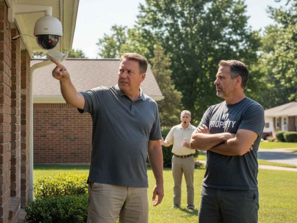 Il tuo vicino di casa non potrà avere nulla da ridire: in questo caso puoi mettere le telecamere senza chiedere niente a nessuno